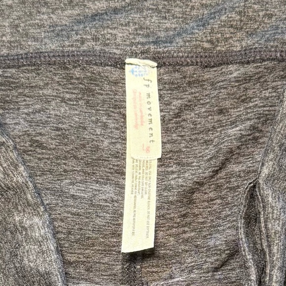 Free People Movement Cutout Halo Leggings in Dark Gray Size L - Picture 10 of 11